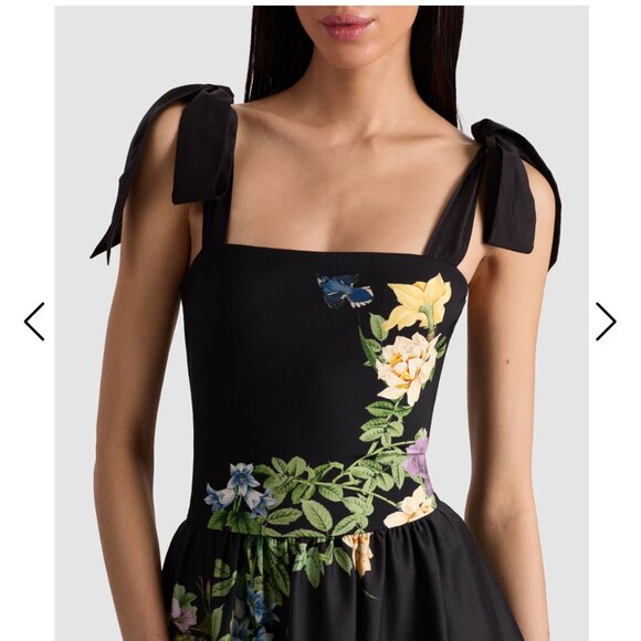 ALICE & OLIVIA "ORIANA" DROP-WASIT DRESS - Picture 5 of 15